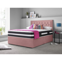 Marsing Upholstered Divan Bed with Mattress