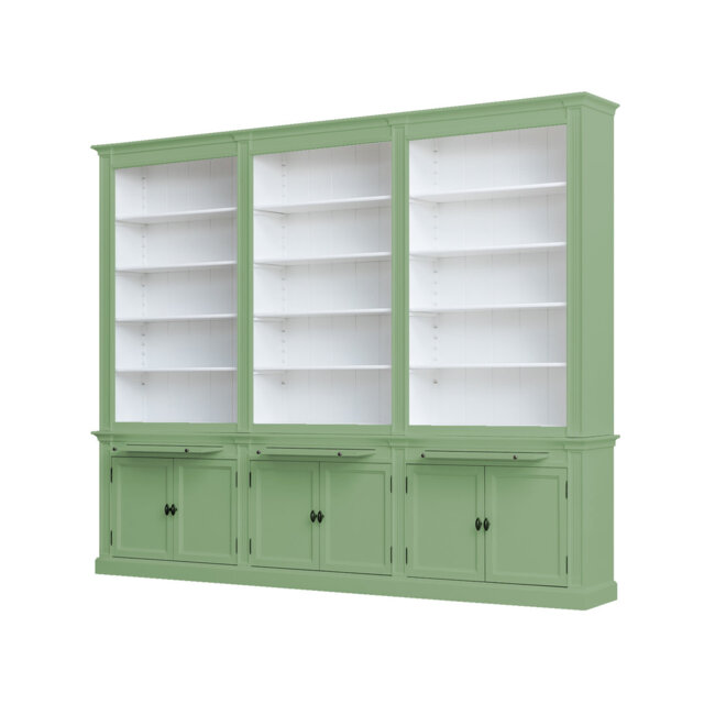 Bodee 240cm H x 300cm W Library Bookcase