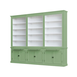 Bodee 240cm H x 300cm W Library Bookcase