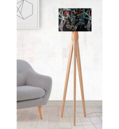 25cm H Cotton Drum Lamp Shade ( Spider )