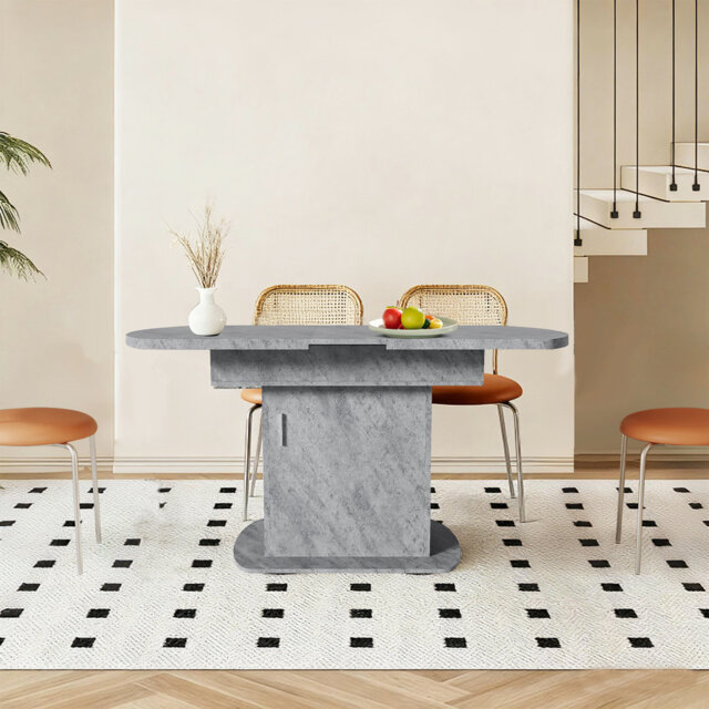 Extendable Oval Dining Table