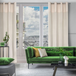 Design 91 Polyester Room Darkening Eyelet Curtains Panel