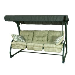 Arida 3 Person Porch Swing with Canopy