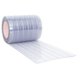 Plastic Sheer Door Curtain Single Panel