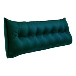 Yellow Rectangular Lumbar Cushion