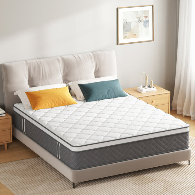 30CM Medium Comfort Hybrid Memory Foam Pocket Sprung Mattress In A Box