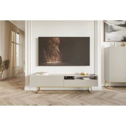 Dikomo Unfinished TV Stand for TVs up to 75
