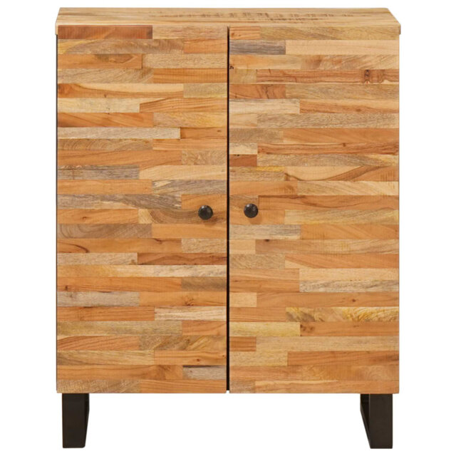 Storage Sideboard Brown Solid Mango Wood Living Room Home Furniture