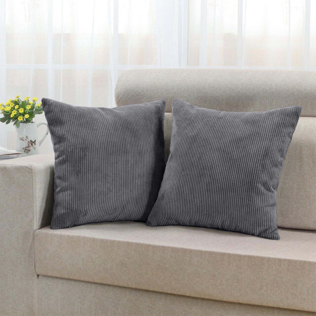 Square Pattern Cushion Cover-(Pack of 2)