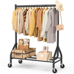 110cm Rolling Clothing Rack