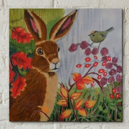 Handmade Landscape & Nature Wall Decor on Ceramic / Porcelain