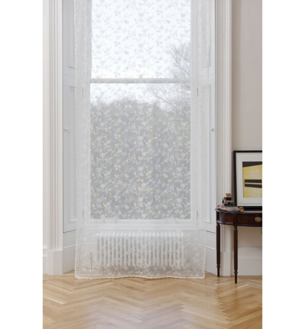 Cumbo Cotton Blend Sheer Curtain Single Panel