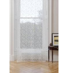 Cumbo Cotton Blend Sheer Curtain Single Panel
