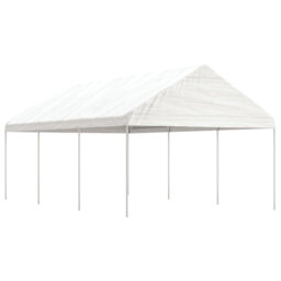 Dakota Fields Gazebo With Roof White 6.69X4.08X3.22 M Polyethylene