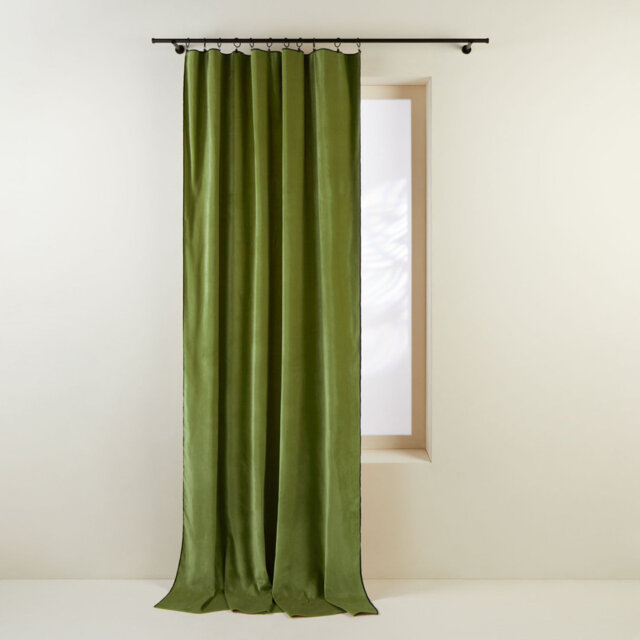 Dario Pencil Pleat Room Darkening Curtain