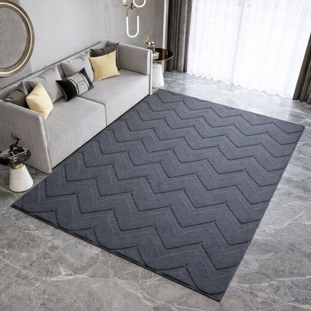 Aspire Homeware Modern Grey Geometric Area Rug