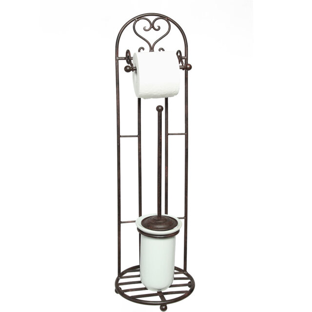 Free-Standing Toilet Brush Set