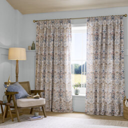 Cotton Blend Curtain Panel Pair