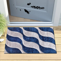 Rectangle Geometric Shaggy Area Rug