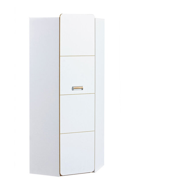Narrowsburg 1 Door Corner Wardrobe