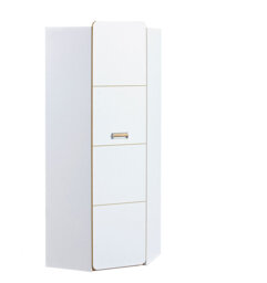 Narrowsburg 1 Door Corner Wardrobe