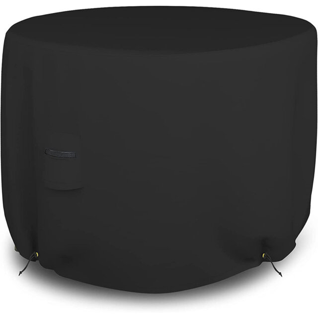 High Density Outdoor Waterproof Round Table Cover, UV Resistant all weather Protection Outdoor Patio Table Cover