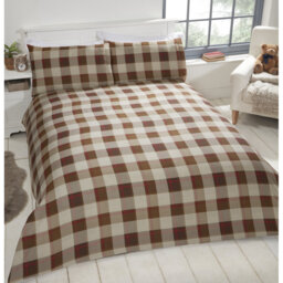 Bugarin Cotton Blend Gingham Bedding with Pillowcases Included