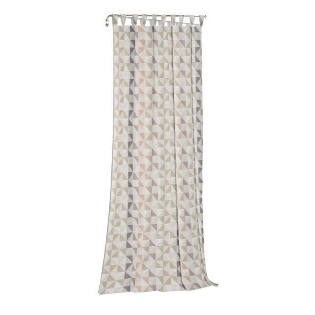 Berlare Cotton/Polyester Room Darkening Tab Top Curtain Panel