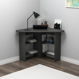 Corner Computer Desk with Shelves