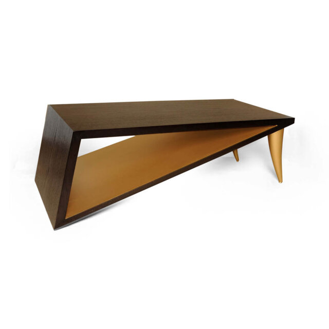 Cybelle Solid Wood Abstract Coffee Table with Storage