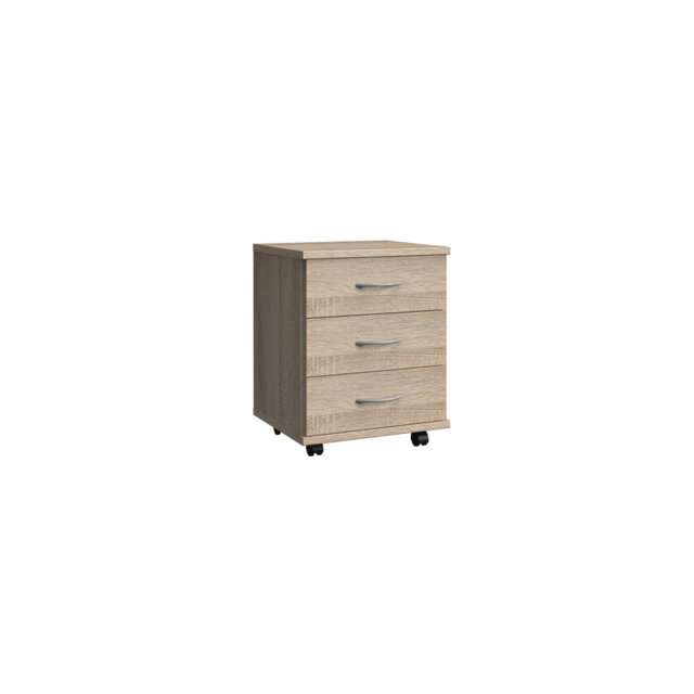 Kare 46cm Wide 3 -Drawer Mobile File Cabinet
