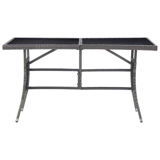 Garden Table 140X80x74 Cm Poly Rattan