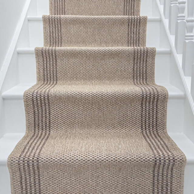 Natura Beige Stair Runner – Hardwearing, Non-Slip & Durable Carpet for Stairs & Staircases, Multiple Lengths