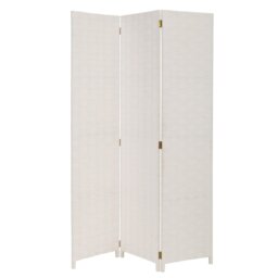 Southwest Orange Screen 3 Panel Room Divider