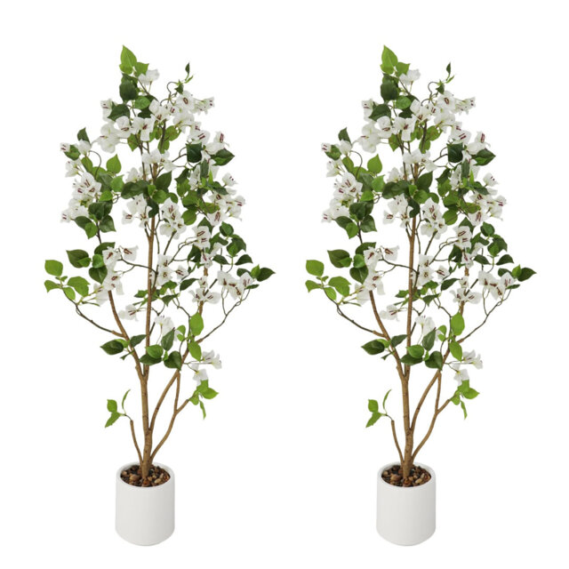 121.92cm Faux Flowering Tree
