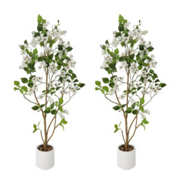 121.92cm Faux Flowering Tree