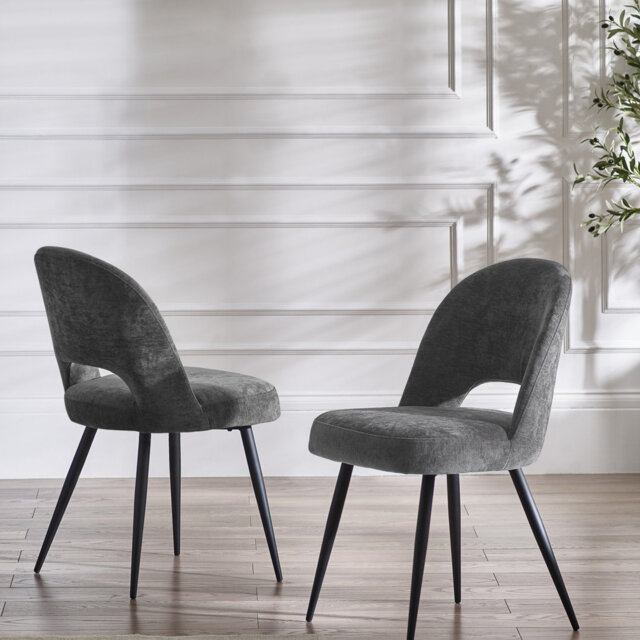 Rodborough 49cm H Polyester Upholstered Wing Back Side Chair