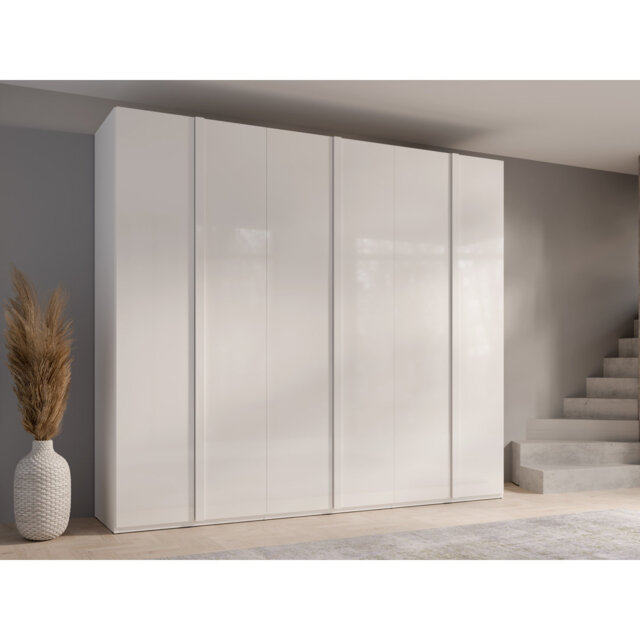 Wylo 6 Door tall, capacious Wardrobe 237cm H X 270cm W X 59cm D