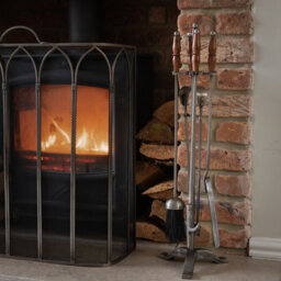 Metal Fireplace Tool Set