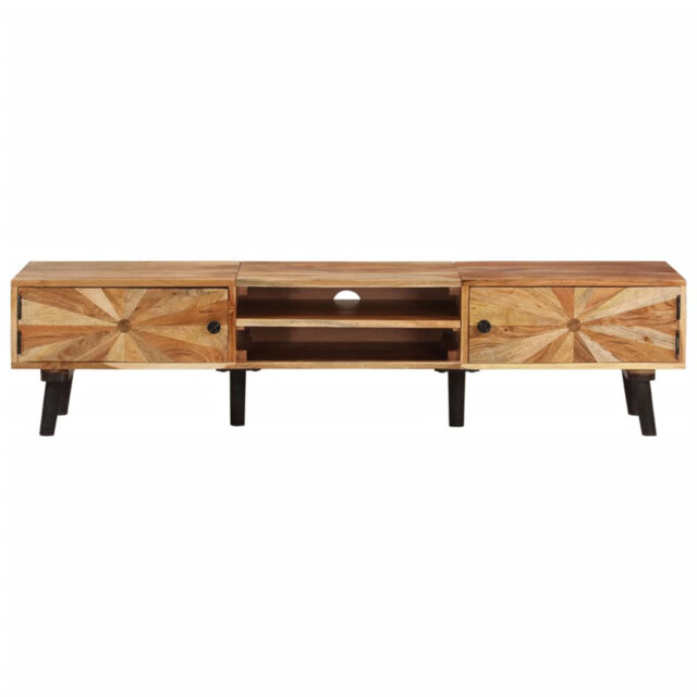 Gracie Oaks TV Cabinet 145X35x35 Cm Solid Acacia Wood
