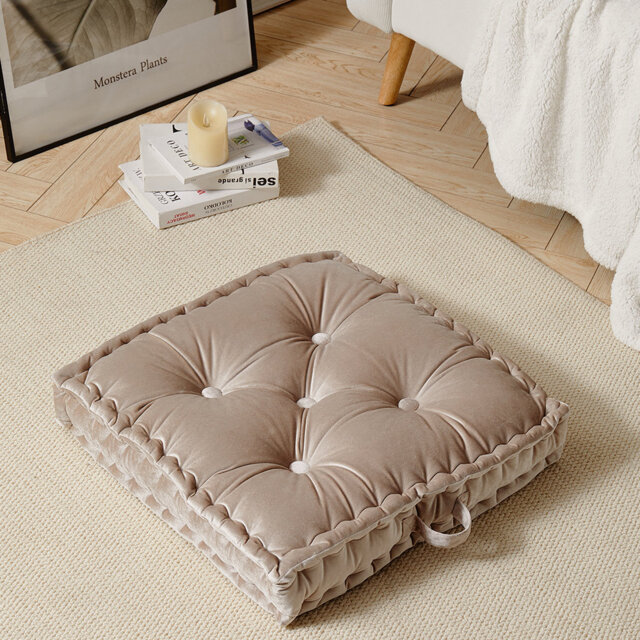 Akimos Cotton Square Floor Cushion Pad