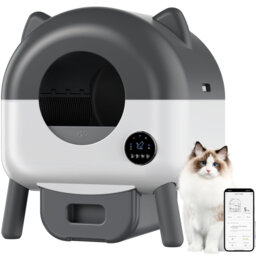 Plastic Self-Cleaning Litter Box