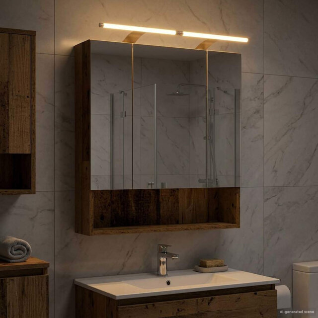 W H Wall Mounted Required Medicine Cabinet Mirror 2