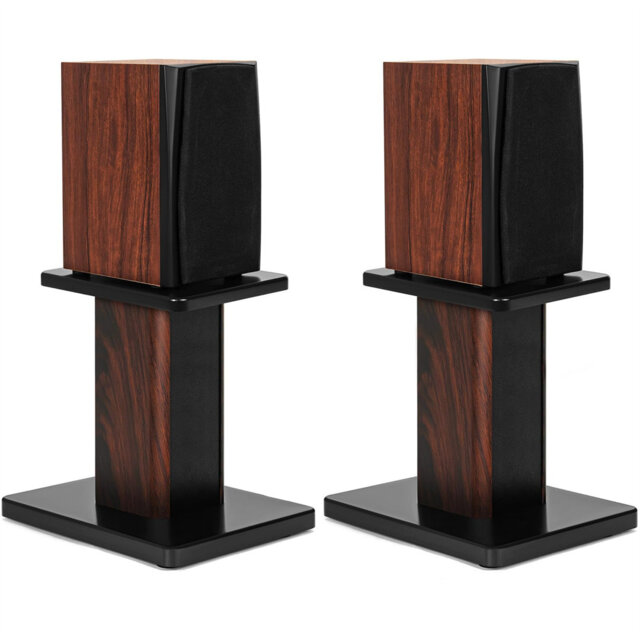 Wood Universal Desktop Speaker Stand(Set Of 2)