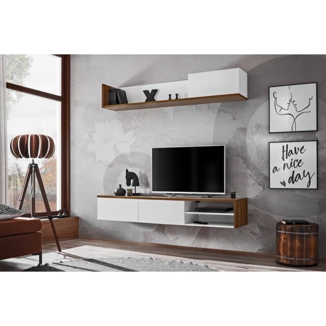 "Eliasib Unfinished Entertainment Centre for TVs up to 75"""