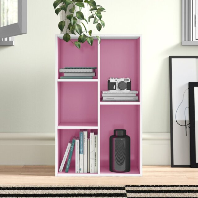 Kaidence 5-Cube Reversible Open Shelf Bookcase