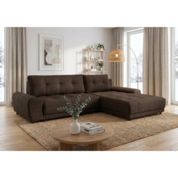 Sabria Soro 29 Left Hand Facing Corner Sofa Brown