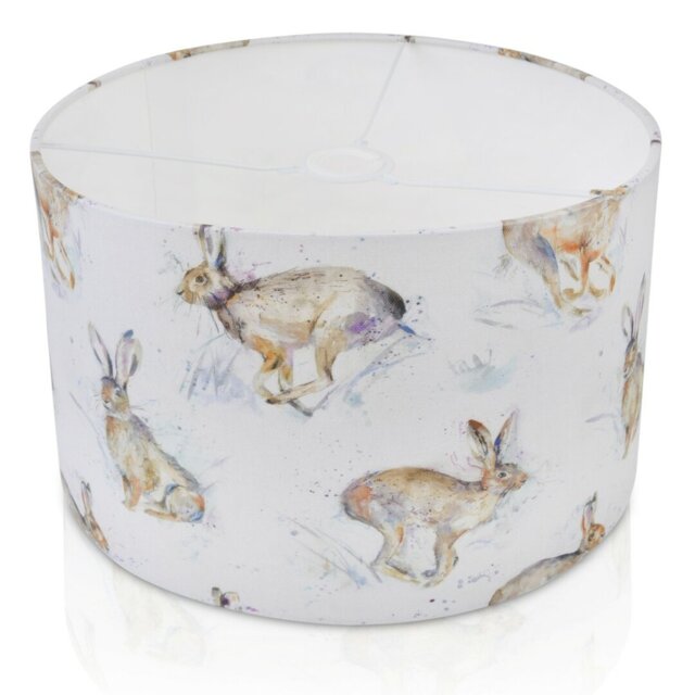 Cotton Drum Lamp Shade ( Screw On )