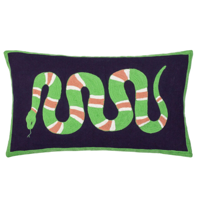 Coral Snake Rectangular Throw Cushion