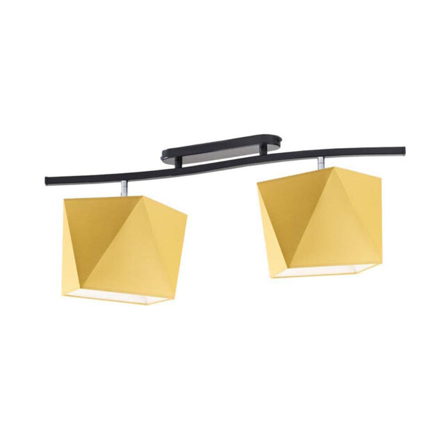 Muro Fabric Semi Flush Mount
